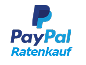 Zahlen Sie bequem mit  Paypal Ratenkauf