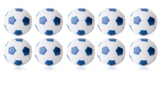 Kickerball 10er Set Winspeed 35mm weiß/blau | 24g