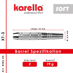 Softdart Karella XT-Serie  XT-3  - 19 g