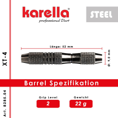 Steeldart Karella XT-Serie  XT-4  - 22 g