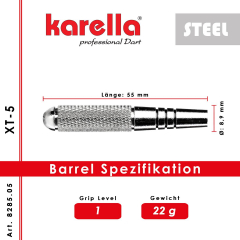 Steeldart Karella XT-Serie  XT-5  - 22 g