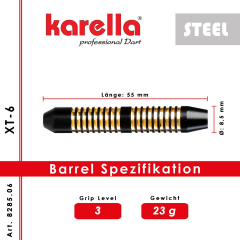 Steeldart Karella XT-Serie  XT-6  - 23 g
