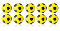 Kickerball 10er Set Winspeed 35mm gelb/schwarz | 24g