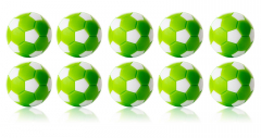 Kickerball 10er Set Winspeed 35mm grün/weiß  | 24g