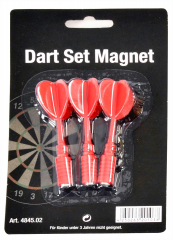 Ersatzpfeile für Dartboard Magnet, 3 St./Set rot
