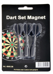 Ersatzpfeile für Dartboard Magnet, 3 St./Set schwarz
