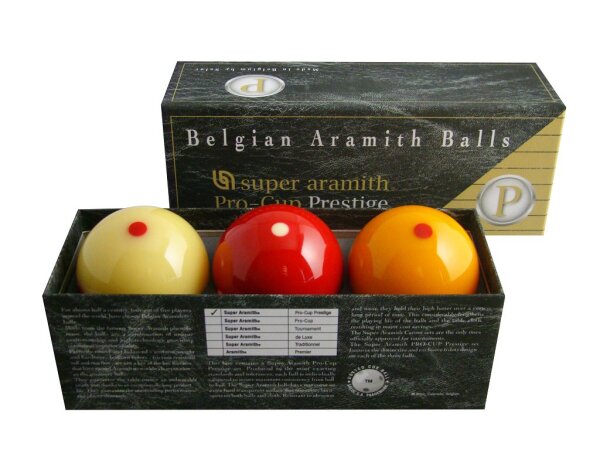 Kugeln Carom Super Aramith Pro-Cup Prestige 61,5mm