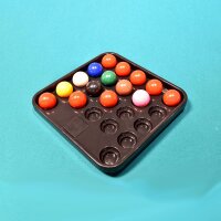 Balltablett für 22 Snookerkugeln (52mm)