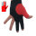 Kamui Quick-Dry Handschuh rot  für die linke Hand Größe XS, S, M, L, XL, XXL