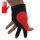 Kamui Quick-Dry Handschuh rot  für die linke Hand Größe XS, S, M, L, XL, XXL