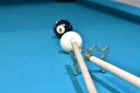 Brückenqueue einteilig Poolbillard und Snooker 145cm mit Queuebrücke Chrom