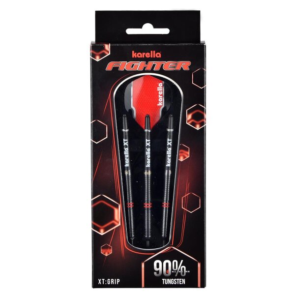Softdart Karella Fighter, schwarz, 90% Tungsten, 20g