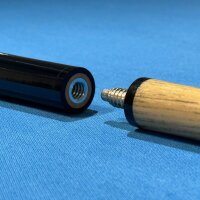 Billard Brückenqueue - zweiteilig 145 cm - chrom hoch