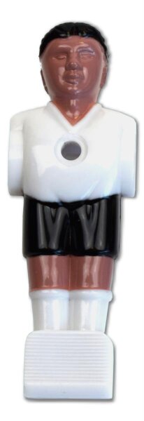 Kickerfigur Profi weiß/ schwarz | 16mm