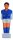 Kickerfigur Hobby II blau/ weiss | 13mm