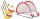Funhockey Schlager 2 x 2er Set + Pop up Tor -Set MINI