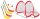 Funhockey Schlager 2 x 2er Set + Pop up Tor -Set MAXI