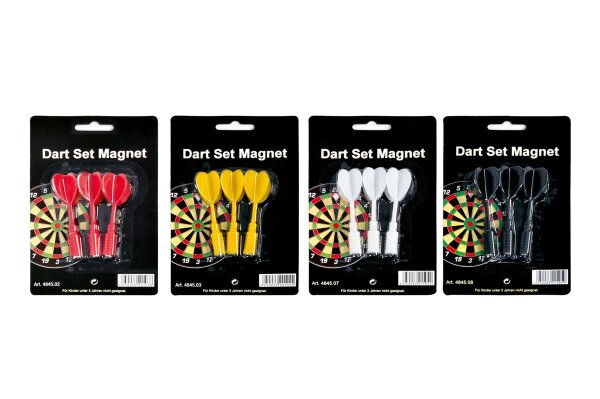 Ersatzpfeile für Dartboard Magnet, 3 St./Set weiß