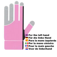 Kamui Quick-Dry Handschuh  pink für die linke Hand, XXL, XL, L, M, S, XS