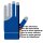 Kamui Quick-Dry Handschuh Größe L blau für die linke Hand