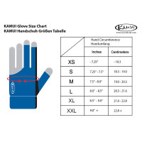Kamui Quick-Dry Handschuh schwarz für die linke Hand Größe XXL, XL, L, M, S, XS