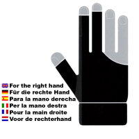 Kamui Quick-Dry Handschuh, schwarz, für die rechte Hand, Größe XXL, XL, L, M, S, XS
