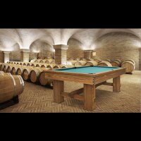 Poolbillard-Tisch Madison Kirsche | 8-Fuß 3-teilige Schieferplatte