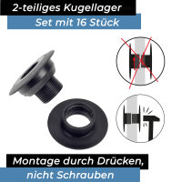 Kugellager Bandito Universal 2-teilig Wandstärke | 25-32mm Set 16 St.