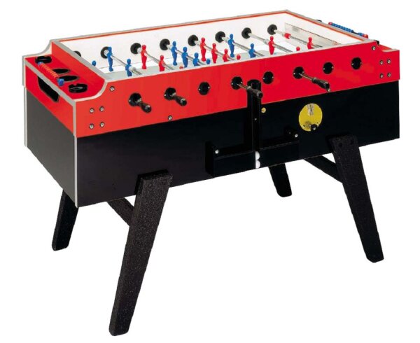 Tischkicker Garlando MasterCup SA Münz 1,- € Glasabdeckung