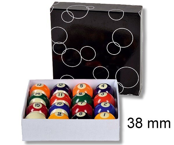 Kugeln Poolbillard Standard 38,0mm