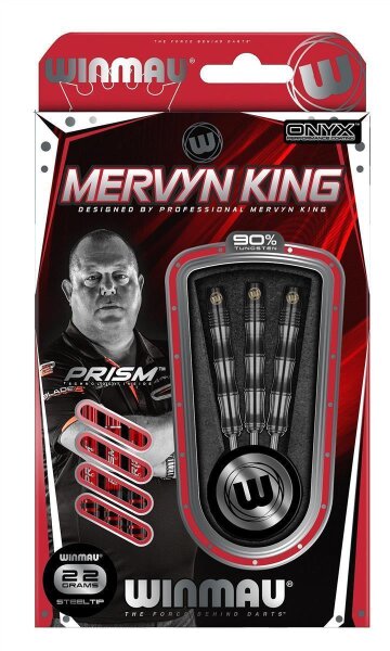 Steeldart Winmau Mervyn King Onyx Coating 1413-22g