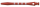 Shaft Alu Stripe medium rot