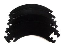 Catchring Karella Stoff 4-tlg. schwarz