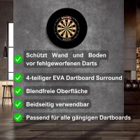 Catchring Karella Stoff 4-tlg. schwarz