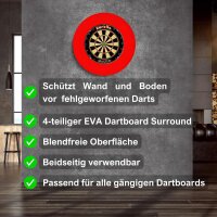 Catchring Karella EVA/Stoff 4-tlg rot