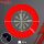 Catchring Karella Stoff 4-tlg rot