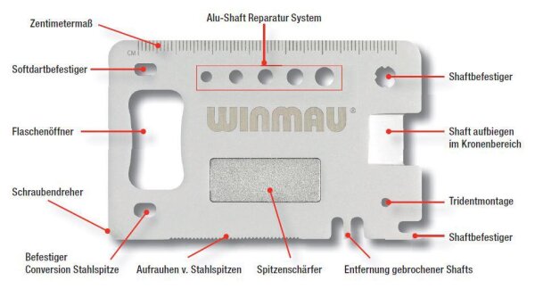 Multi - Tool Winmau Profi 8393