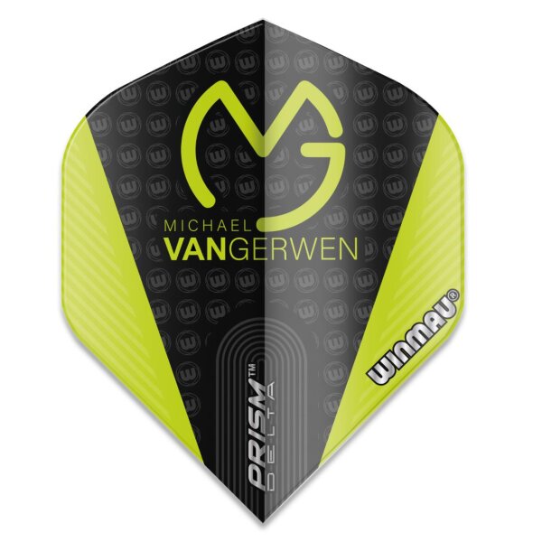 Flights Winmau Prism Delta MvG Extra Thick  6915-207 schw.grün