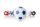Kickerball 10er Set Winspeed 35mm weiß/blau | 24g