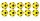 Kickerball 10er Set Winspeed 35mm gelb/schwarz | 24g