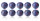 Kickerball 10er Set Winspeed 35mm blau/rot  | 24g