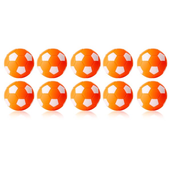 Kickerball 10er Set Winspeed 35mm orange/weiß - 24g