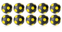 Kickerball 10er Set Winspeed 35mm schwarz/gelb | 24g