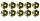Kickerball 10er Set Winspeed 35mm schwarz/gelb | 24g