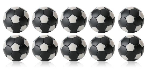 Kickerball 10er Set Winspeed 35mm schwarz/silber | 24g