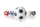 Kickerball 5er Set Winspeed 35mm weiß/schwarz | 24g