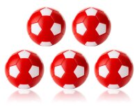 Kickerball 5er Set Winspeed 35mm rot/weiß  | 24g