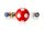 Kickerball 5er Set Winspeed 35mm rot/weiß  | 24g