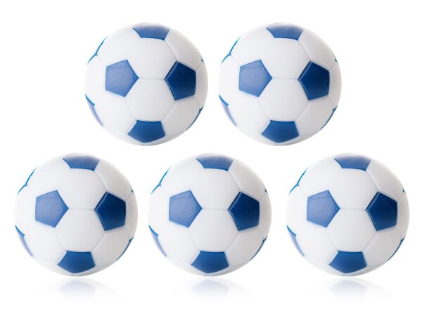 Kickerball 5er Set Winspeed 35mm weiß/blau | 24g