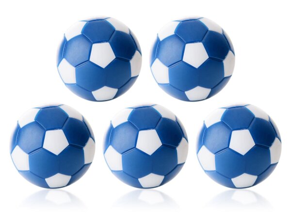 Kickerball 5er Set Winspeed 35mm blau/weiß  | 24g